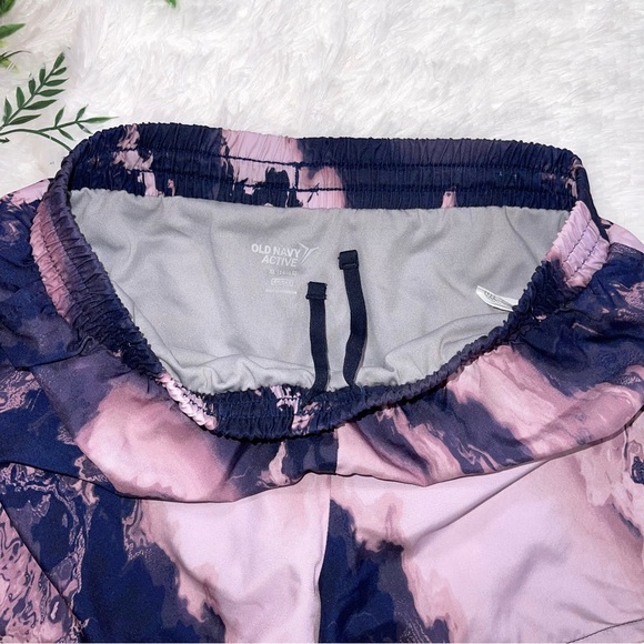 Old Navy Active Girls Activewear Gym Shirts Purple Tie Dye Sz XL 14/16 - Picture 2 of 3